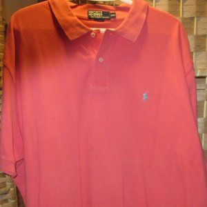 polo by Ralph Lauren men's salmon 3 button shirt